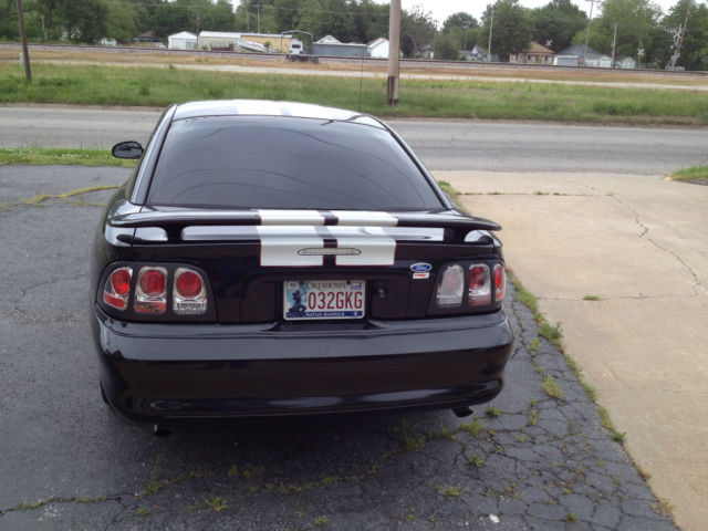1994 Black with Strips Ford Mustang Coupe