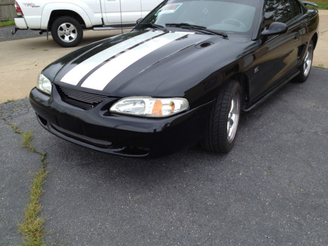 1994 Black with Strips Ford Mustang Coupe