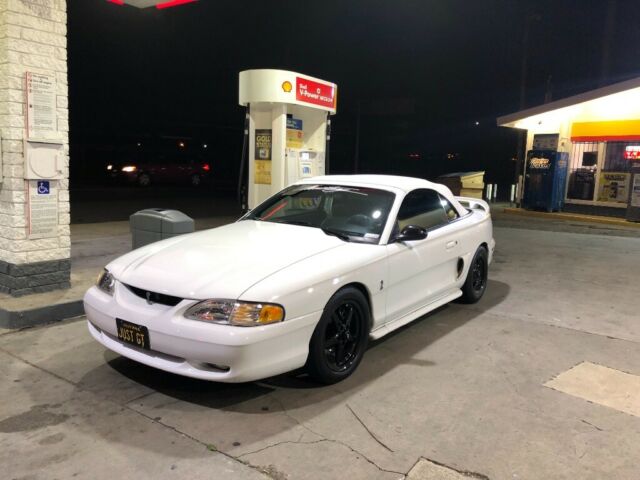 1994 White Ford Mustang Convertible
