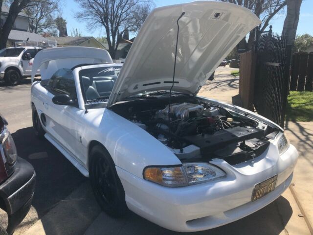 1994 White Ford Mustang Convertible