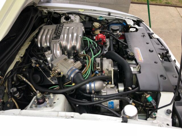 1994 White Ford Mustang Convertible