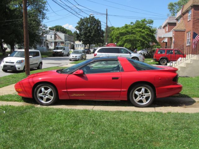 1994 Red Pontiac Firebird Coupe