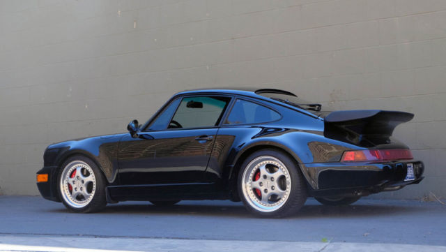 1994 Black Porsche 911 Turbo 3.6 --