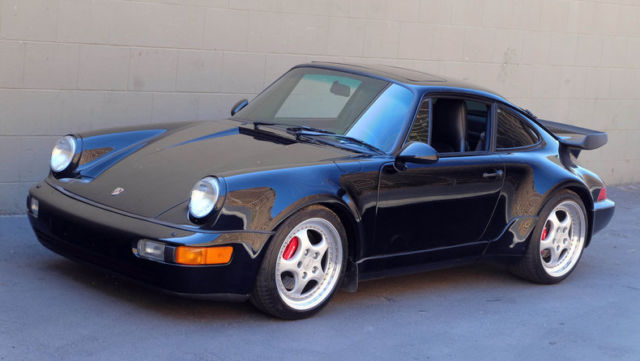 1994 Black Porsche 911 Turbo 3.6 --