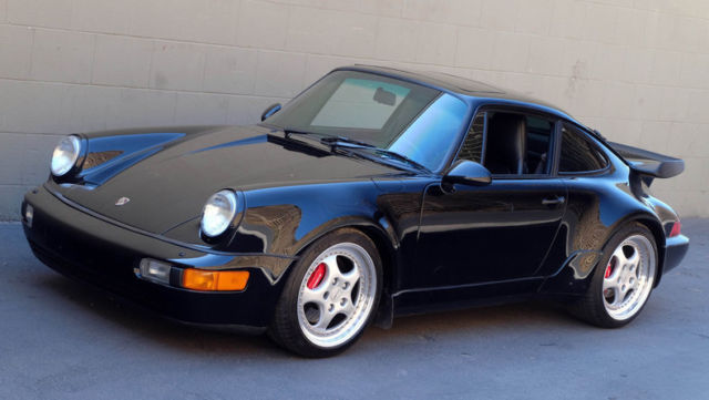 1994 Black Porsche 911 Turbo 3.6 --