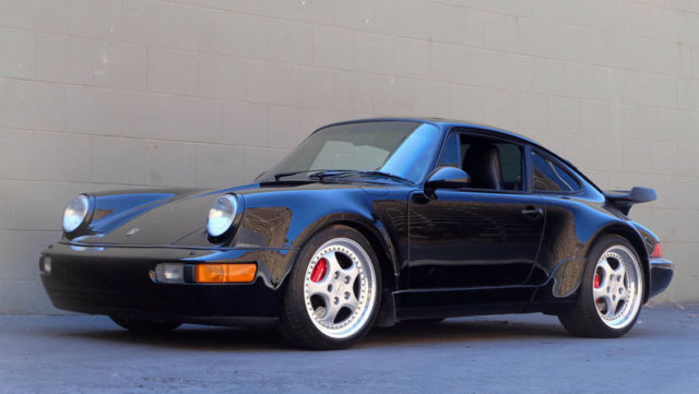 1994 Black Porsche 911 Turbo 3.6 --