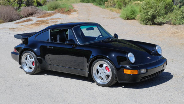 1994 Black Porsche 911 Turbo 3.6 --