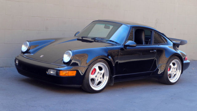 1994 Black Porsche 911 Turbo 3.6 --