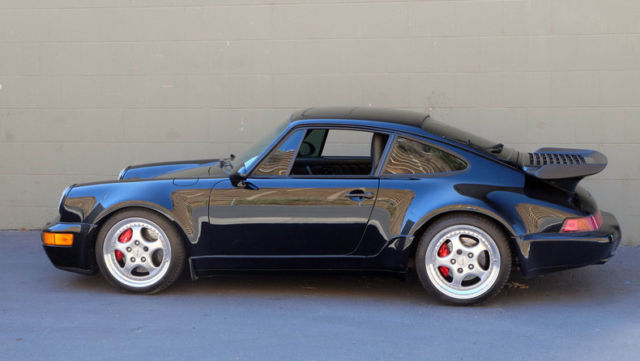 1994 Black Porsche 911 Turbo 3.6 --