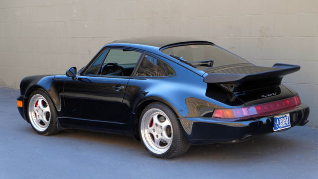 1994 Black Porsche 911 Turbo 3.6 --