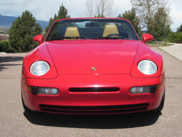 1994 Red Porsche 968 Convertible