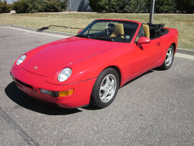 1994 Red Porsche 968 Convertible