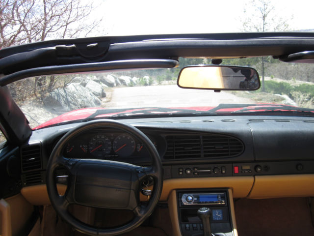 1994 Red Porsche 968 Convertible