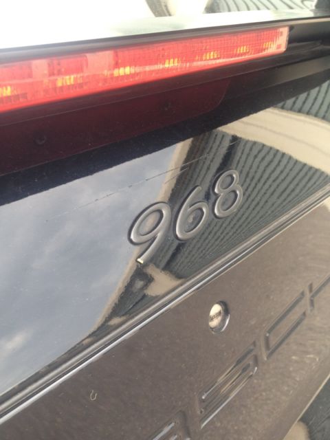 1994 Black Porsche 968 Coupe