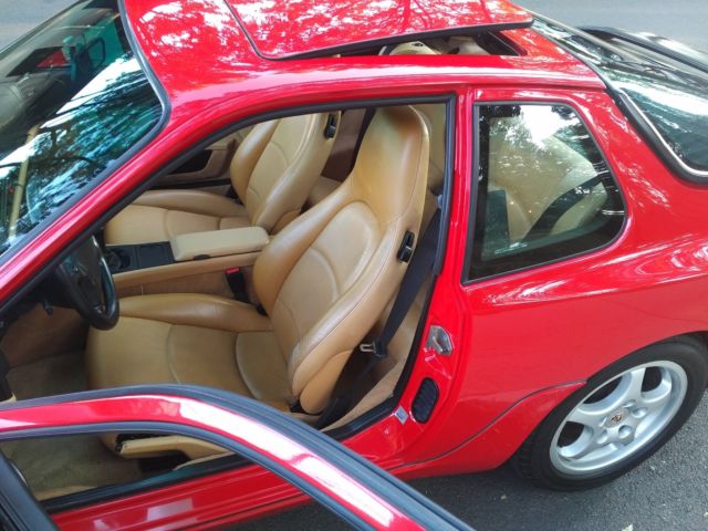 1994 Red Porsche 968 Coupe