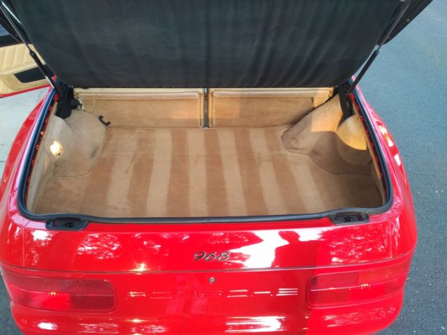 1994 Red Porsche 968 Coupe