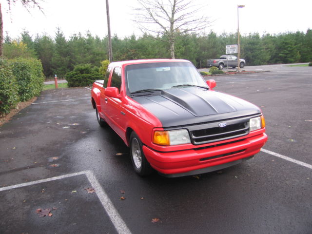 1994 Red Ford Ranger Extended Cab Pickup