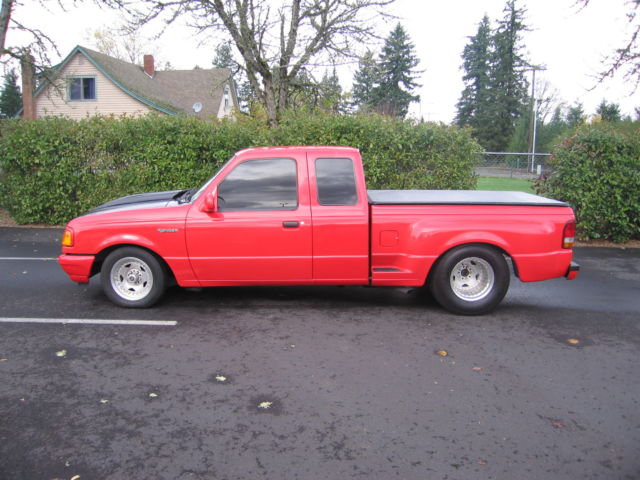 1994 Red Ford Ranger Extended Cab Pickup