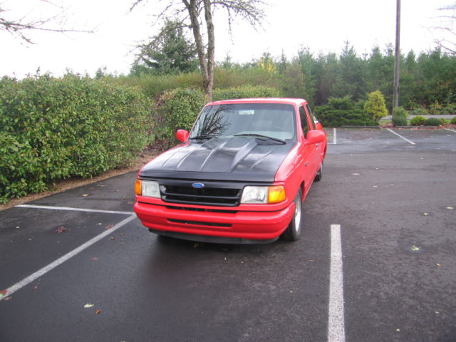 1994 Red Ford Ranger Extended Cab Pickup