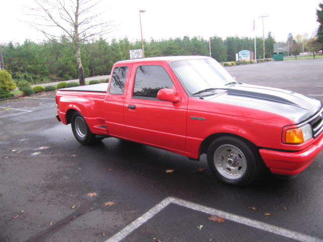 1994 Red Ford Ranger Extended Cab Pickup