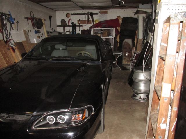 1994 Black Ford Mustang Convertible