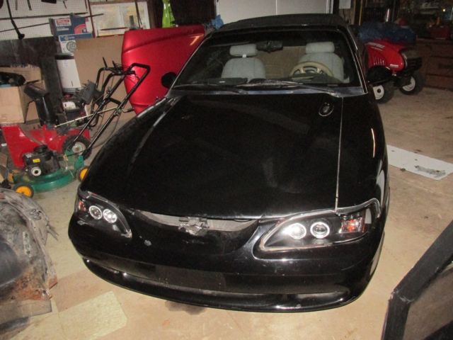 1994 Black Ford Mustang Convertible