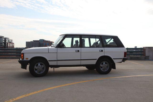 1994 White Land Rover Range Rover SUV