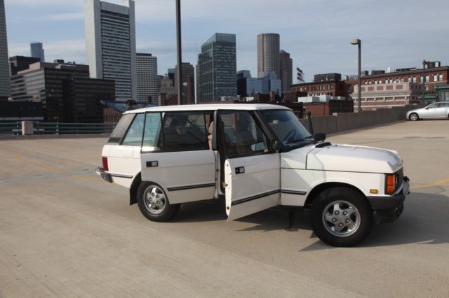1994 White Land Rover Range Rover SUV