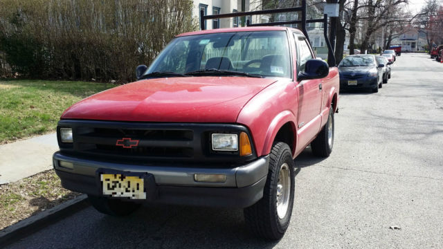 1994 Red Chevrolet S-10 Standard Cab Pickup