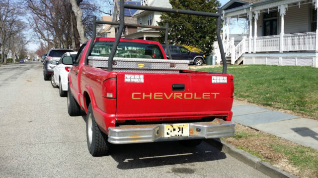 1994 Red Chevrolet S-10 Standard Cab Pickup