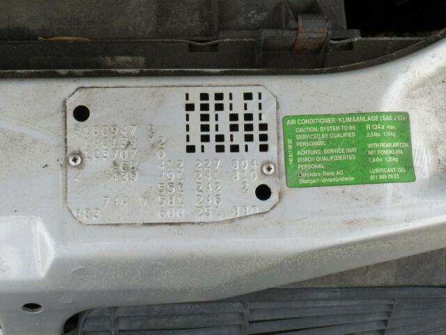 1994 Silver over grey Mercedes-Benz S-Class Sedan