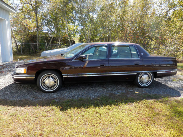 1994 Burgundy Cadillac DeVille Sedan