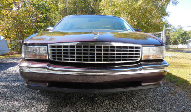 1994 Burgundy Cadillac DeVille Sedan