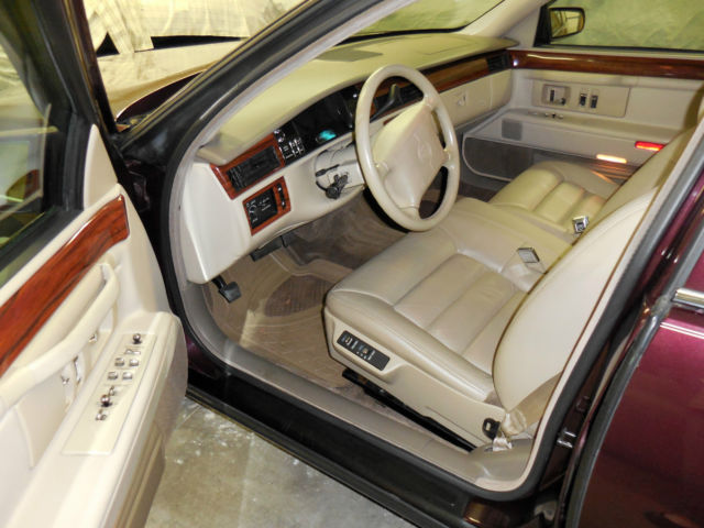 1994 Burgundy Cadillac DeVille Sedan