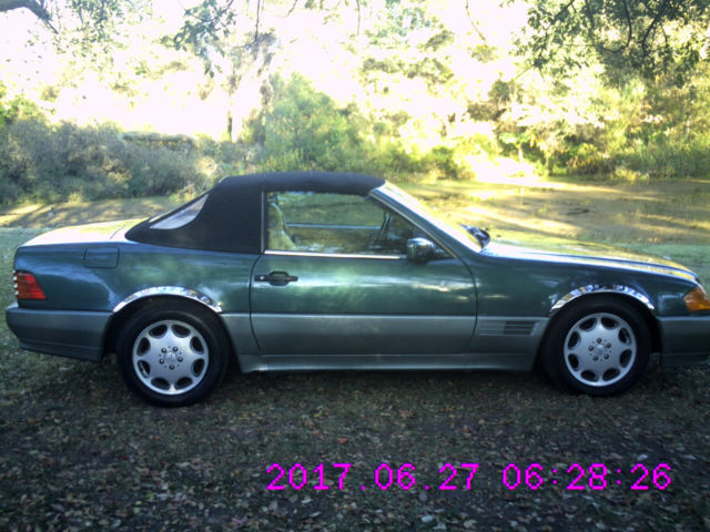 1994 Green Mercedes-Benz SL-Class Convertible