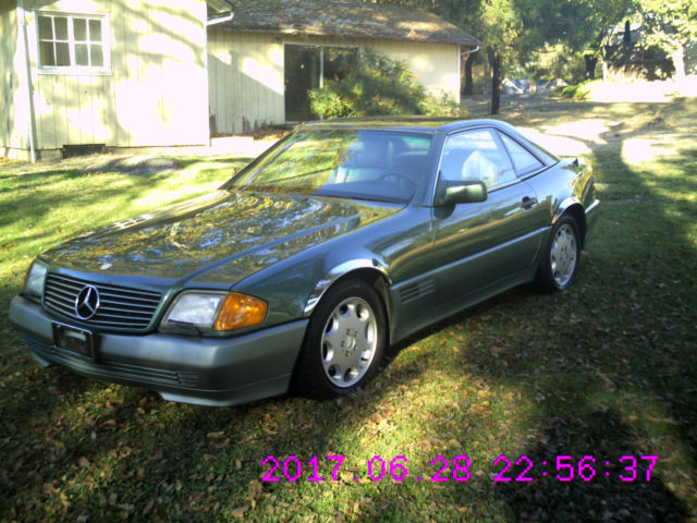 1994 Green Mercedes-Benz SL-Class Convertible
