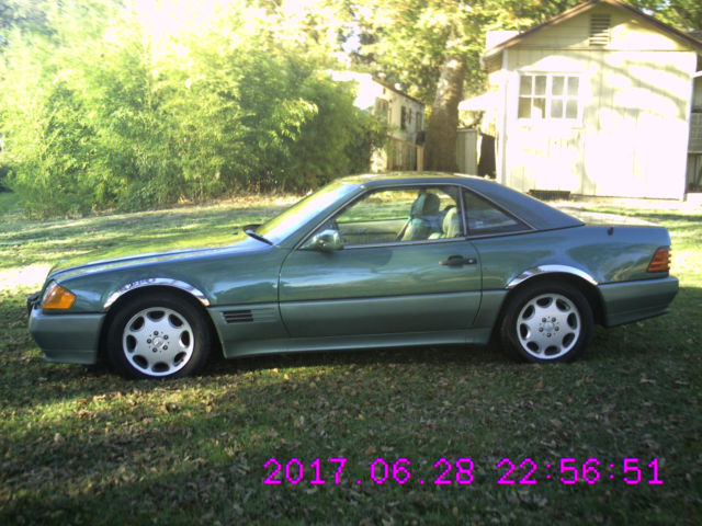 1994 Green Mercedes-Benz SL-Class Convertible