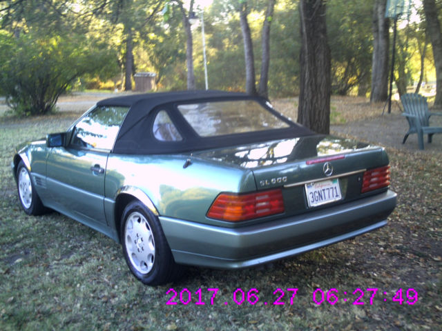 1994 Green Mercedes-Benz SL-Class Convertible