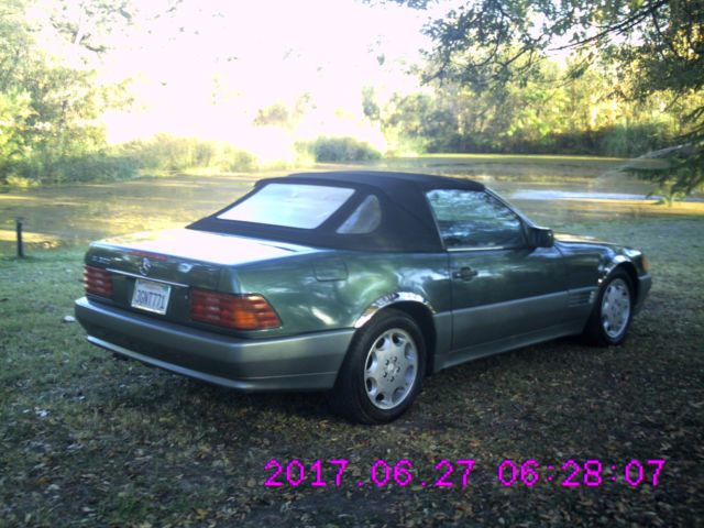 1994 Green Mercedes-Benz SL-Class Convertible
