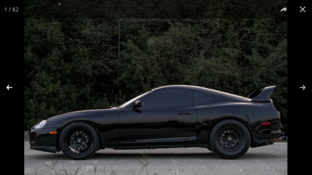 1994 Black6 Toyota Supra Coupe