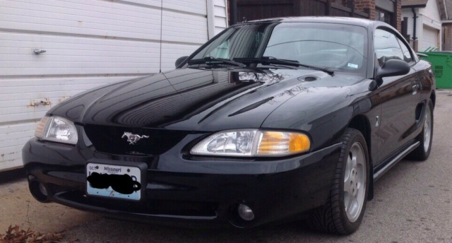 1994 Black Ford Mustang Coupe