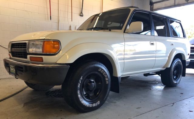 1994 White Toyota Land Cruiser SUV