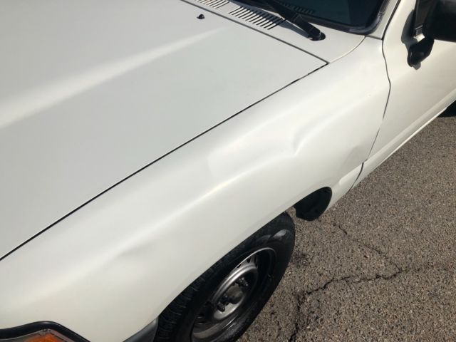 1994 White Toyota Pickup Crew Cab Pickup