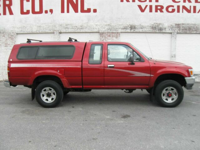 1994 Burgundy Toyota Tacoma Extended Cab Pickup