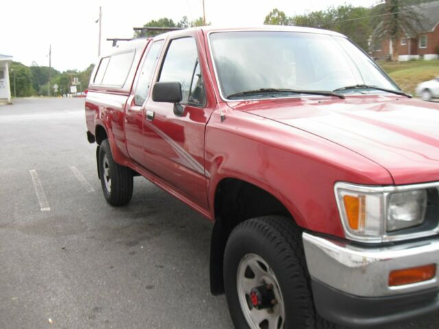 1994 Burgundy Toyota Tacoma Extended Cab Pickup