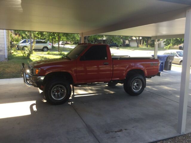 1994 Red Toyota Pickup Standard Cab Pickup
