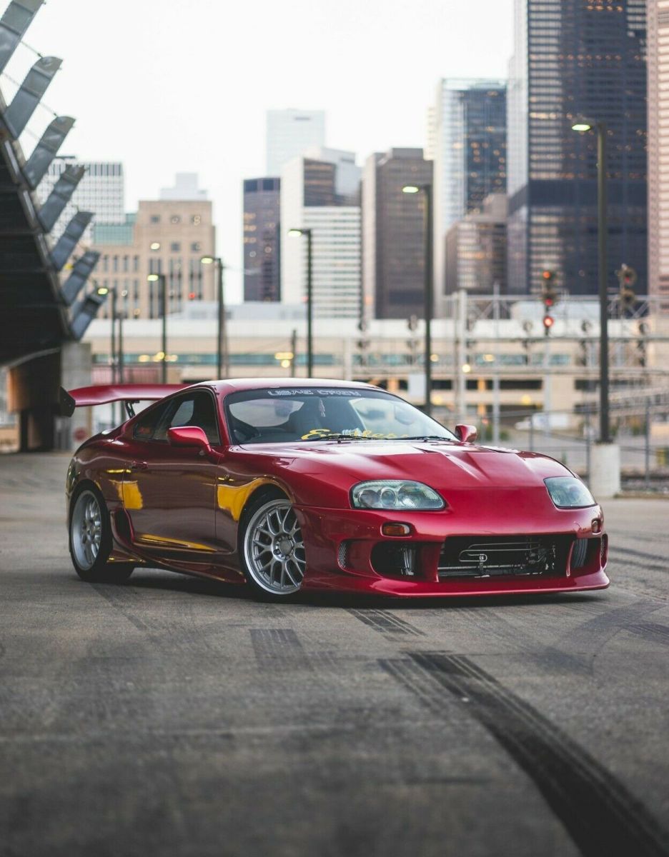 1994 Red Toyota Supra