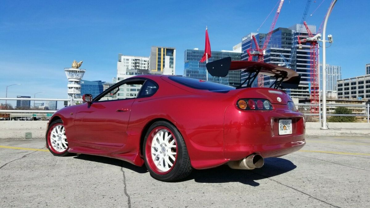1994 Red Toyota Supra