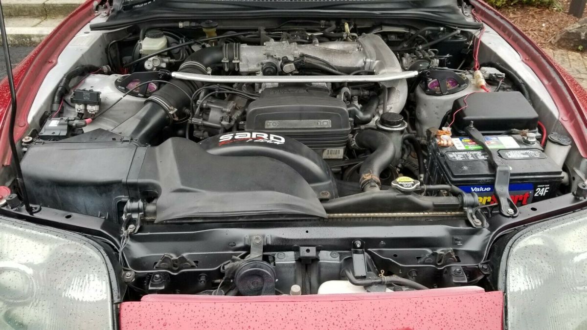 1994 Red Toyota Supra