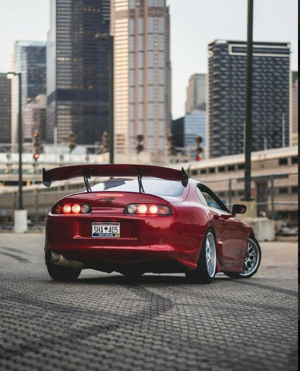 1994 Red Toyota Supra